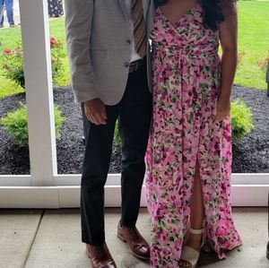 Floral floor length dress